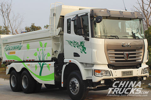 C&C U platform 6x4 tipper truck(LNG)+Yuchai Power+FAST Gearbox