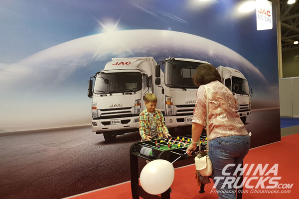 JAC Light-duty Trucks Show in Russian International Commercial Auto Show