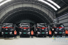 FAW Jiefang Delivers Its All Electric Heavy-duty Trucks in Beijing