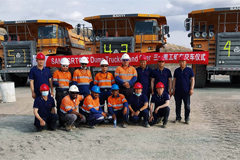 SANY SRT95C Dump Trucks Delivered in Eritrea