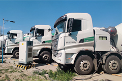 SANY Unveiled Its Battery Electric Truck Mixers