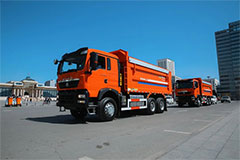 SINOTRUK Delivered Batch of HOWO TX Dumpers to Mongolia