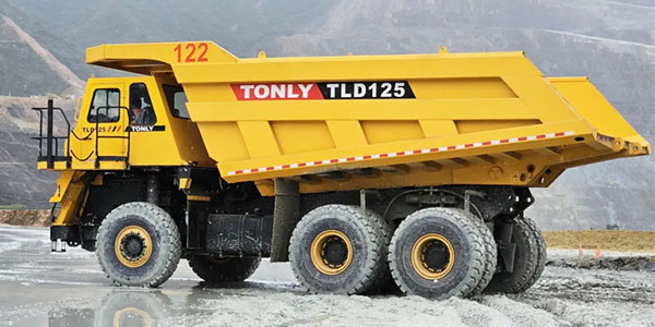 Tonly TLD125 Mining Trucks Arrived at a Mining Site in Ecuador