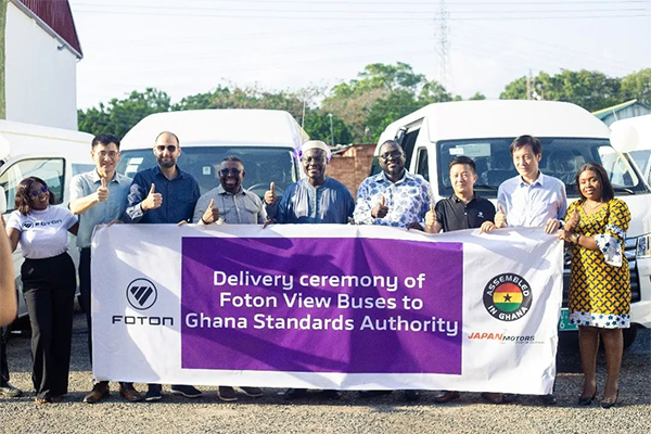 Foton Motor Delivers VIEW CS2 to Ghana Standards Authority