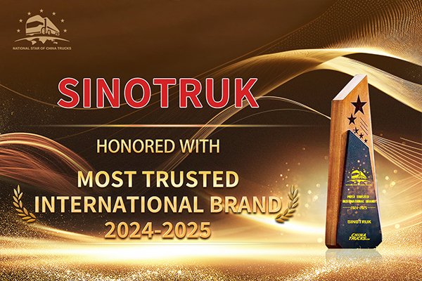 Sinotruk Wins 2024-2025 Most Trusted International Brand Award