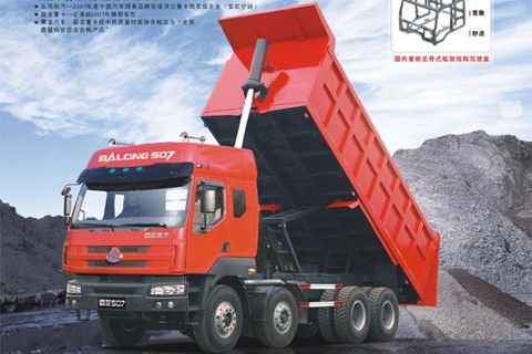 Balong 507 series 8x4 mining dumper+Weichai Power